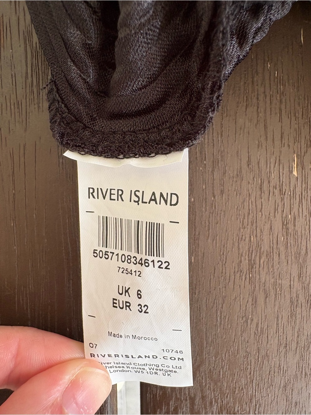River Island Black White Pleated Romper Size 2 US 6 UK Colorblock V-Neck Tie - Picture 5 of 6